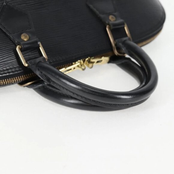 LOUIS VUITTON Epi Alma Hand Bag Black LV - Picture 9 of 14